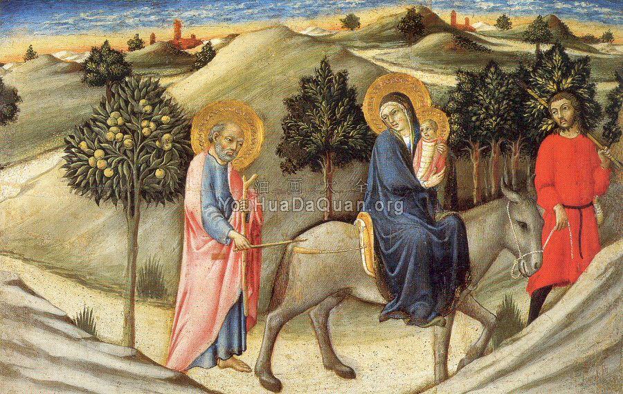 The Flight into Egypt - 萨诺·迪·彼得罗